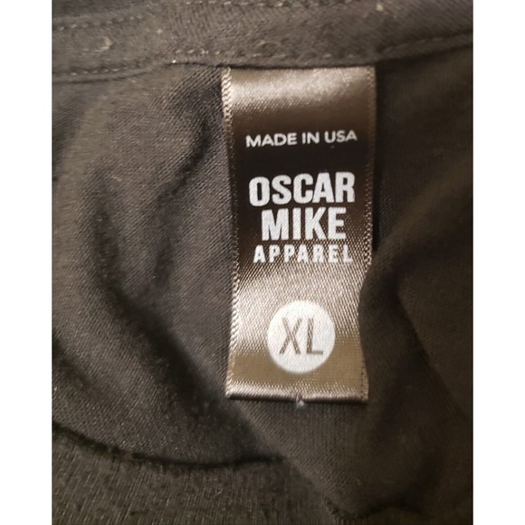 Oscar Mike Military Style Graphic T-Shirt Mens XL Black Forever My Brother Hero - Picture 5 of 10